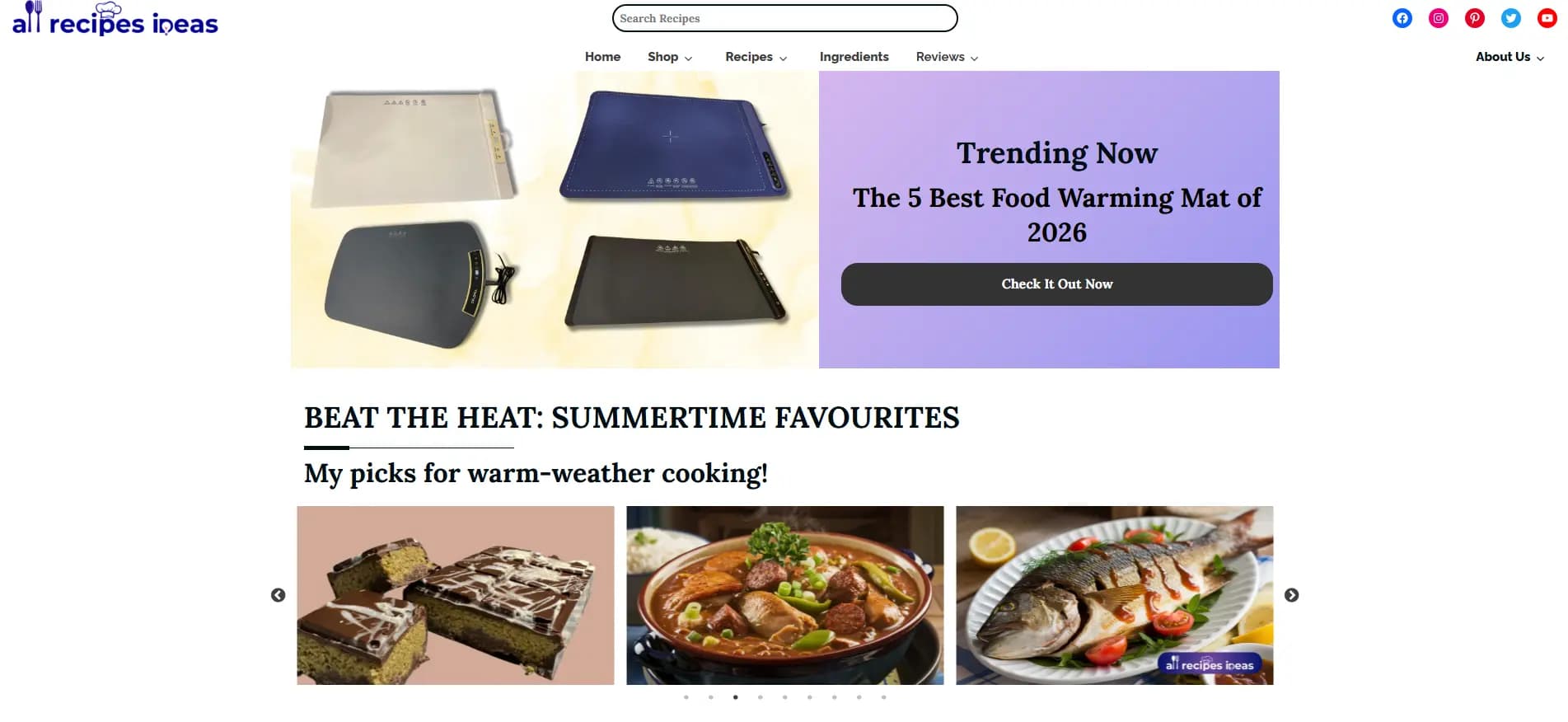 All Recipes Ideas - Website · Affiliate project