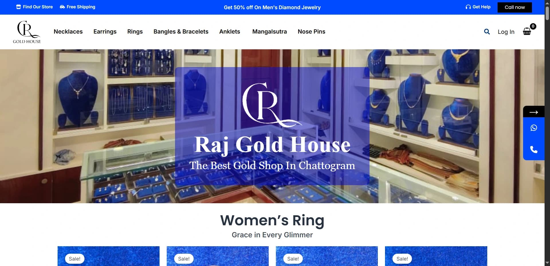 Raj Gold House - E-commerce · Jewellery