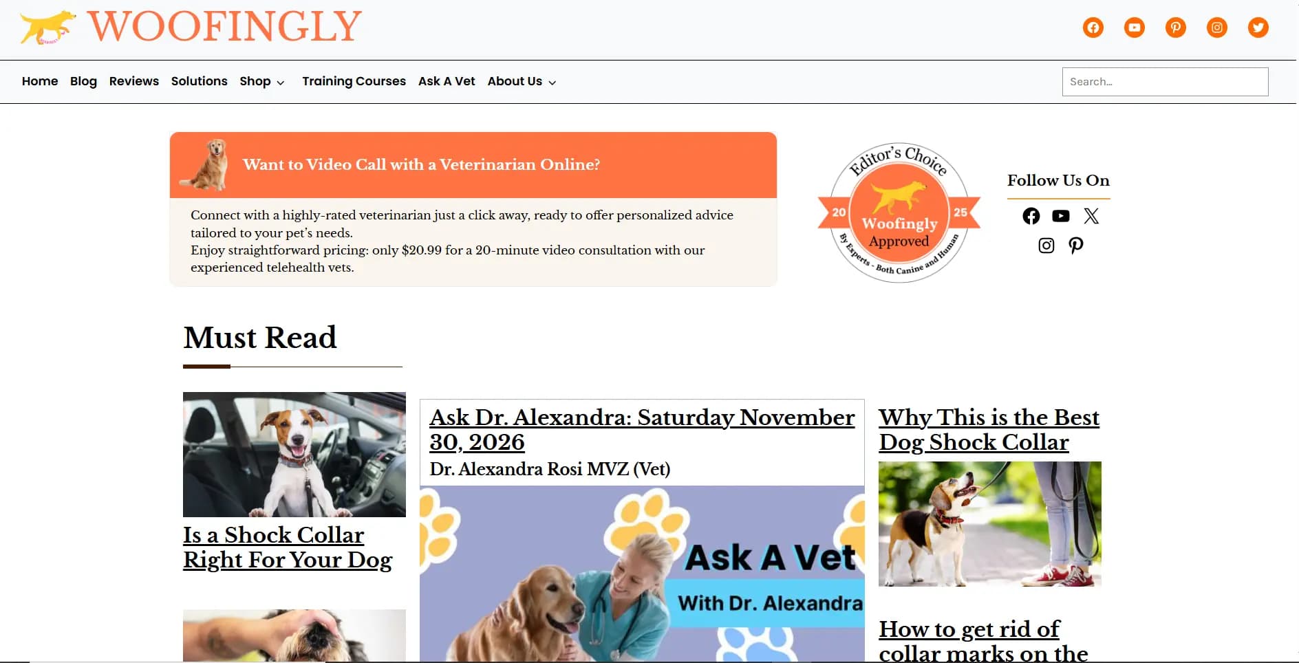 Woofingly - Website · Affiliate project